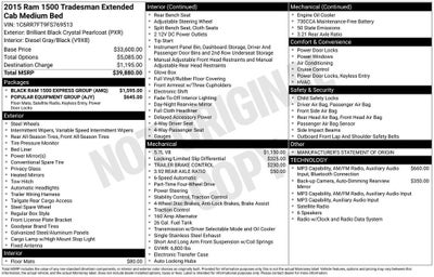 2015 RAM 1500 Express