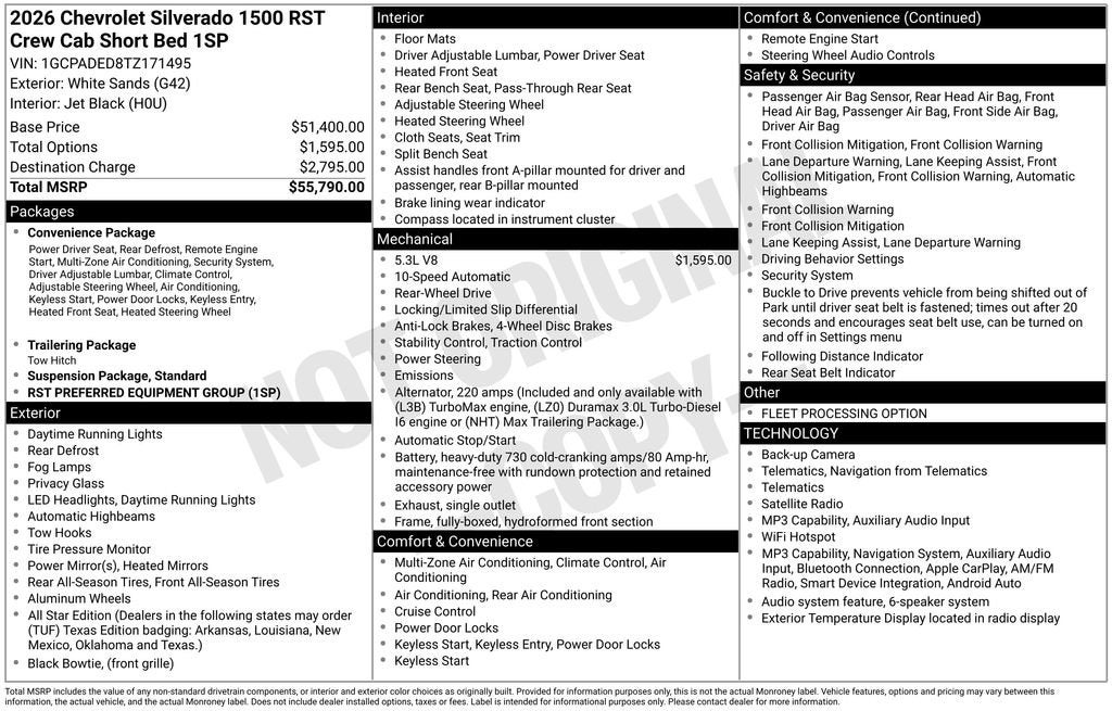 2026 Chevrolet Silverado 1500 RST