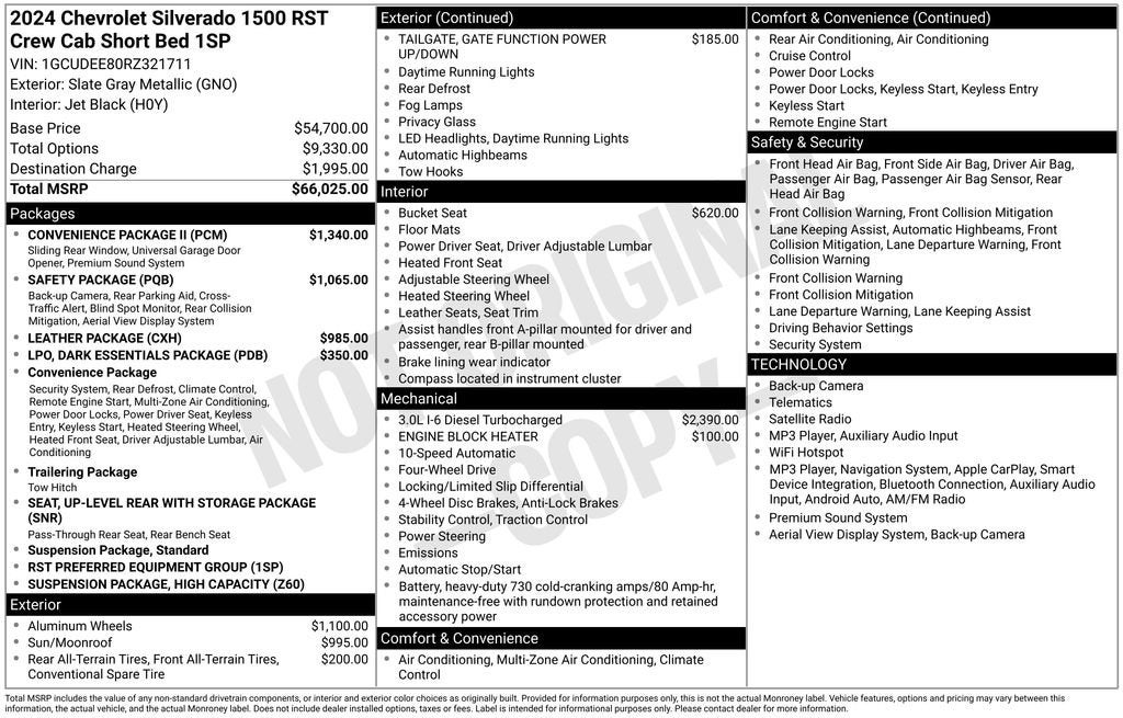 2024 Chevrolet Silverado 1500 RST