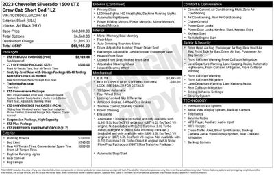 2023 Chevrolet Silverado 1500 LTZ