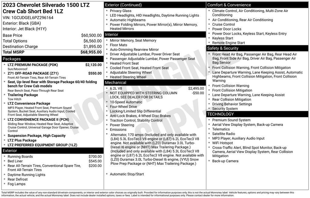 2023 Chevrolet Silverado 1500 LTZ