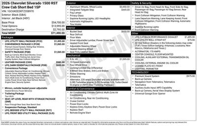 2026 Chevrolet Silverado 1500 RST