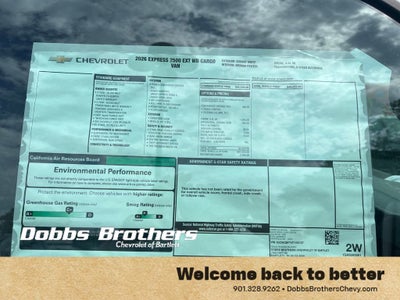 2026 Chevrolet Express Cargo WT