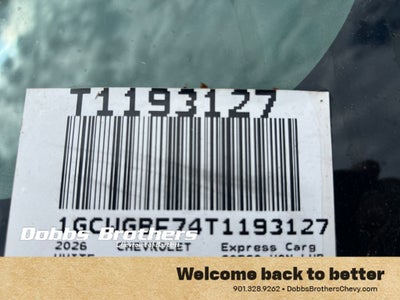 2026 Chevrolet Express Cargo WT