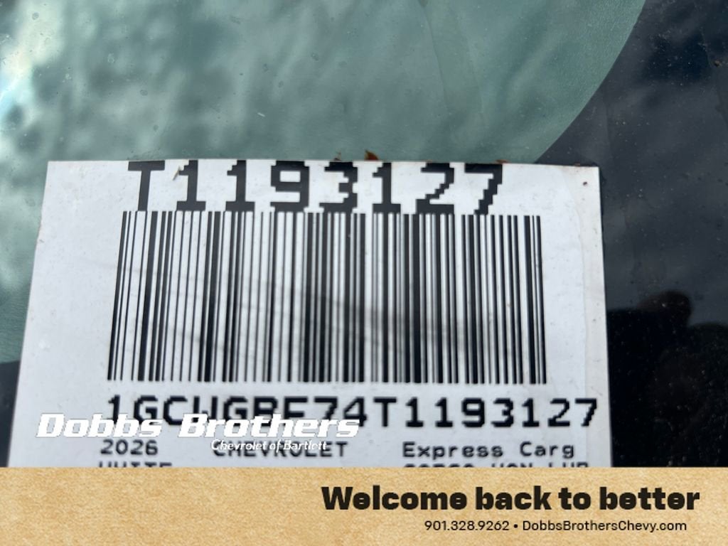 2026 Chevrolet Express Cargo WT