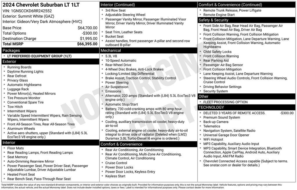 2024 Chevrolet Suburban LT