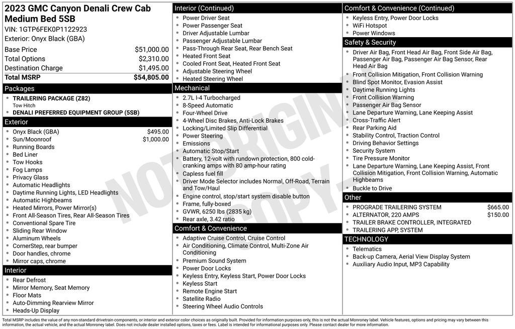 2023 GMC Canyon Denali
