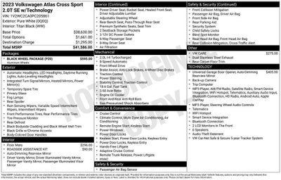 2023 Volkswagen Atlas Cross Sport 2.0T SE w/Technology
