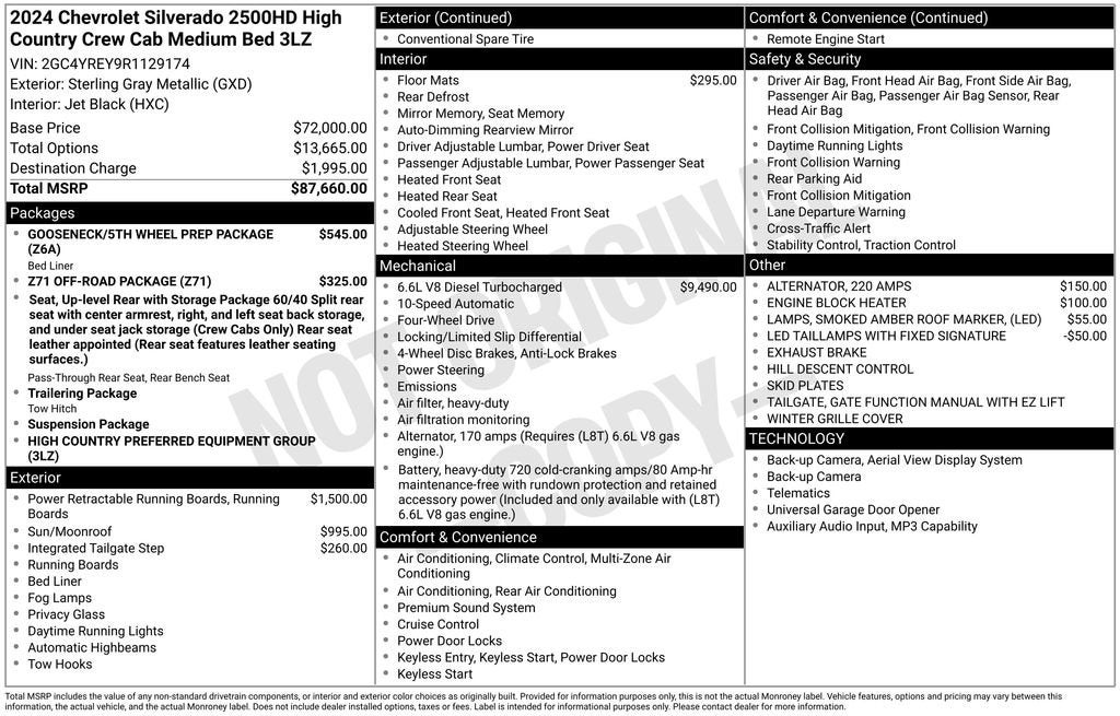 2024 Chevrolet Silverado 2500 HD High Country