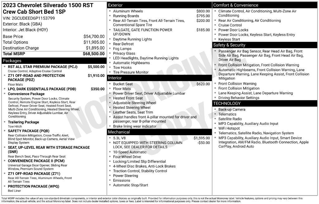 2023 Chevrolet Silverado 1500 RST