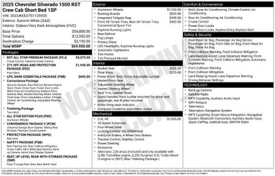 2025 Chevrolet Silverado 1500 RST
