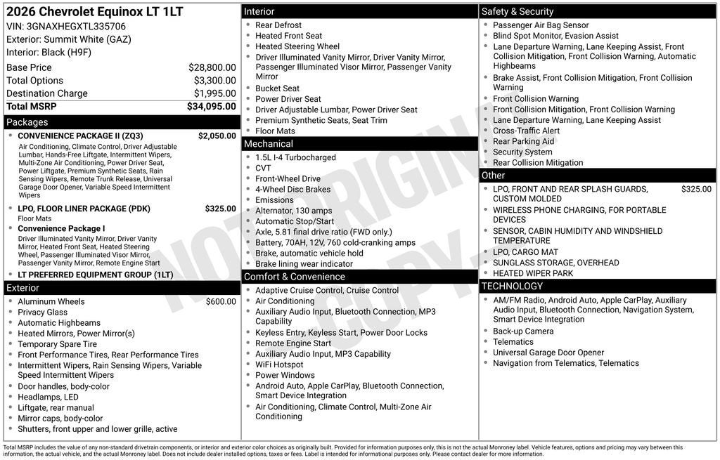 2026 Chevrolet Equinox LT