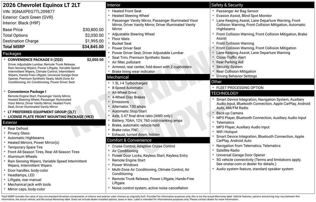 2026 Chevrolet Equinox LT