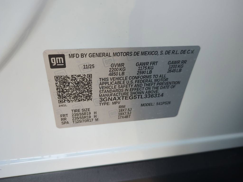 2026 Chevrolet Equinox RS