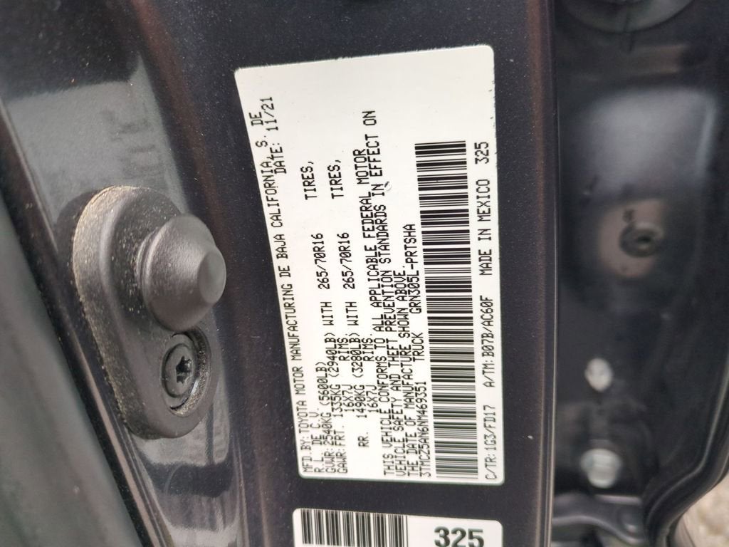 2022 Toyota Tacoma 4WD SR