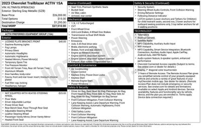 2023 Chevrolet Trailblazer ACTIV
