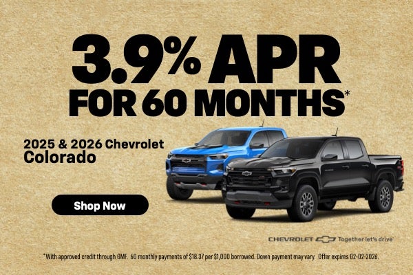 3.9% APR for 60 mos.