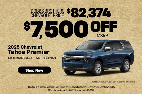 $7,500 off MSRP